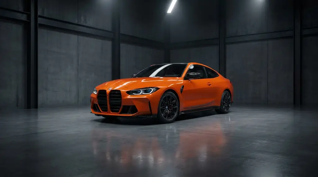 2023 BMW M4 Competition in Fire Orange